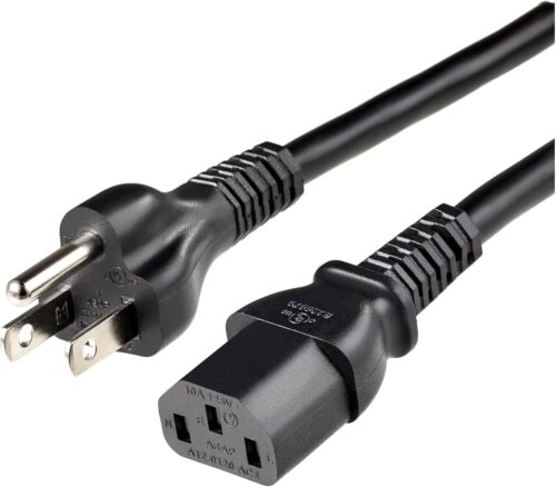 US 3 Prong to IEC C13 Power Cord