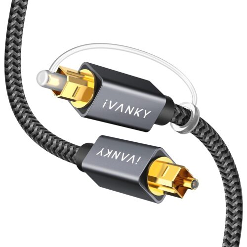 4 Braided Toslink Optical Audio Cable