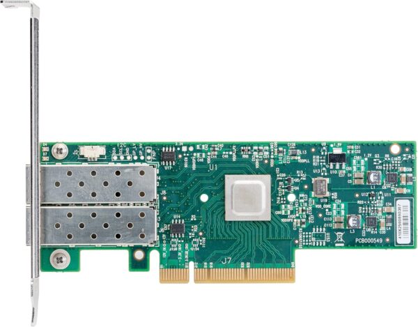 7 Dual SFP PCIe Network Card Board View
